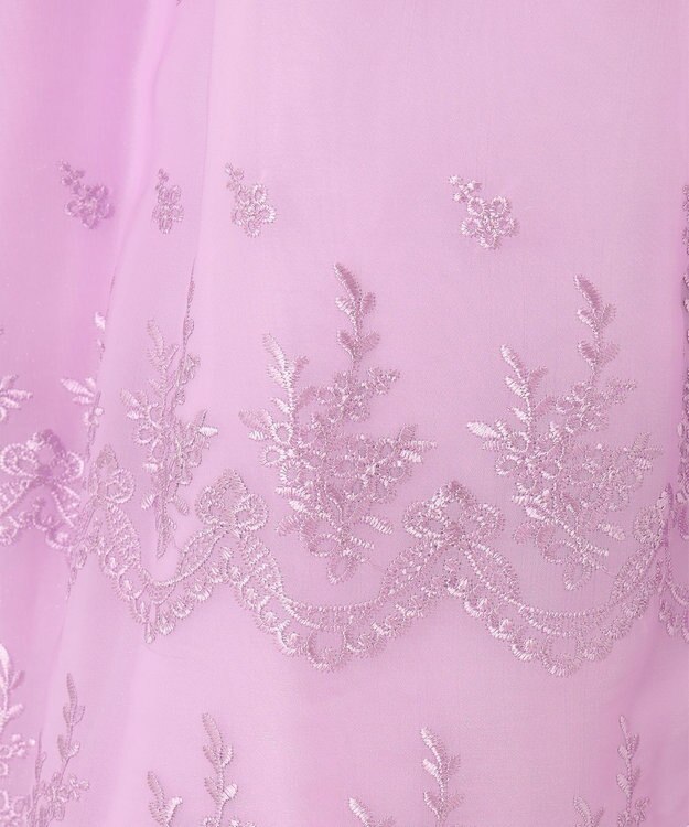 ANY KIDS バックサテンシャンタン ドレス ラベンダー