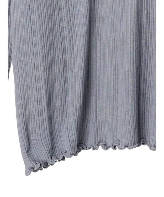 earth music&ecology コットンシアータートルネックプルオーバー Sax