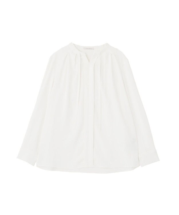 Green Parks リボンブラウス Off White