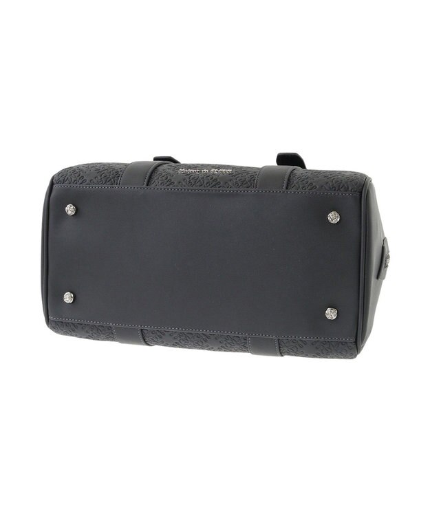 Maison de FLEUR ＦＬＥＵＲモノグラムボストンバッグ Charcoal Gray