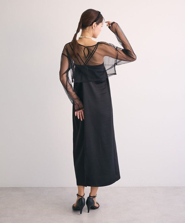 Green Parks ・Ｒａｉｌｍｅ　ＳＥＴ３点　チュールビスチェキャミワン Black