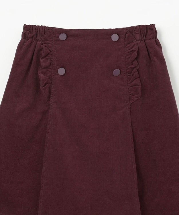 組曲 KIDS 【150-160㎝】コーデュロイ キュロット ワイン系