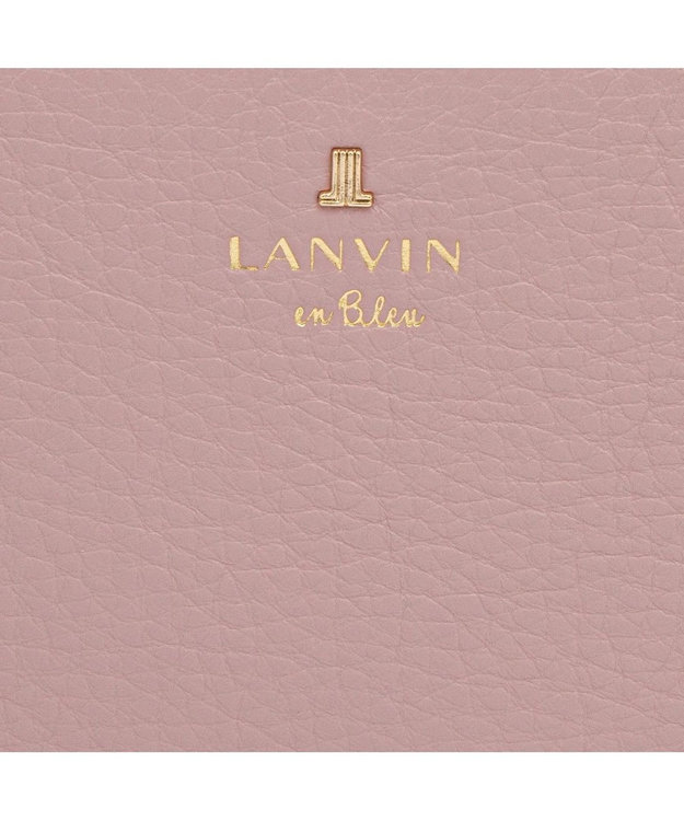 LANVIN en Bleu メラニー キーリング付きマルチケース ピンク