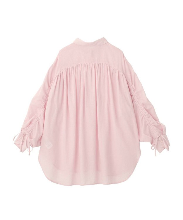 AMERICAN HOLIC ガーメントウォッシュアソートギャザーシャツ Pink