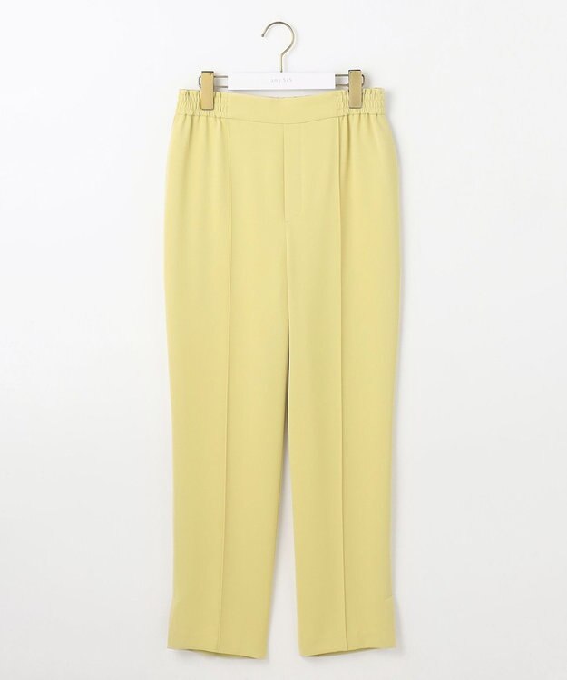 ANY SIS 【撥水・接触冷感・UVカット】コンフォートイージー テーパードパンツ イエロー