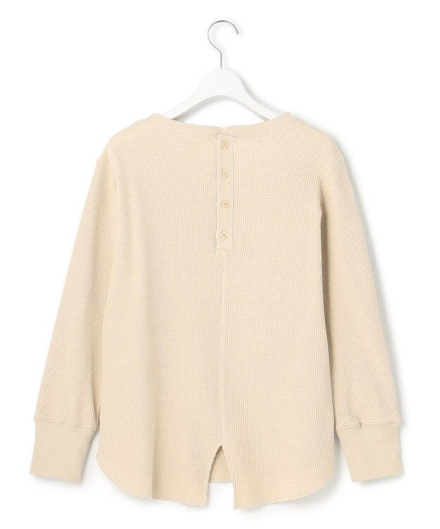 23区 【SLOW/洗える】ワッフルジャージー カットソー ベージュ系