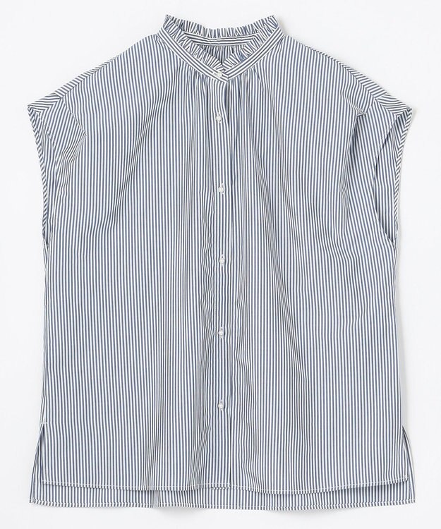 ANY 【UVカット/吸水速乾/抗菌防臭】エニィファンクション ノースリーブブラウス ブルーロンスト