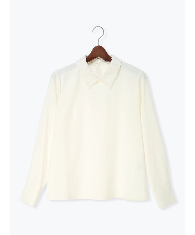 Te chichi レースカラーブラウス オフホワイト