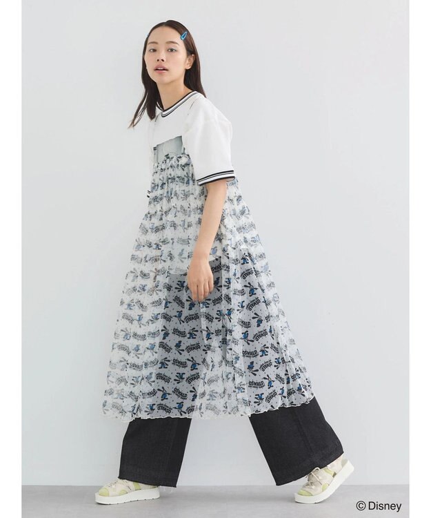 Green Parks オズワルド／２ＷＡＹ　シアーキャミワンピース Ivory