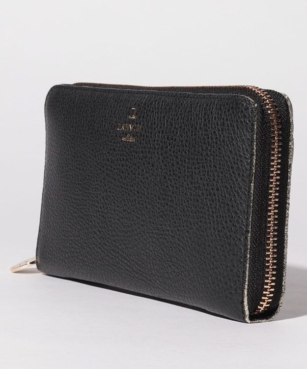 LANVIN en Bleu メラニー ラウンドファスナー長財布 ブラック