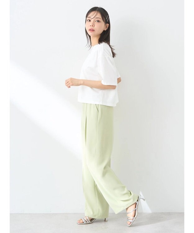 earth music&ecology キラキララインストーンプルオーバー Ivory