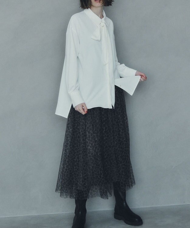 YECCA VECCA プリントチュールスカート Multi