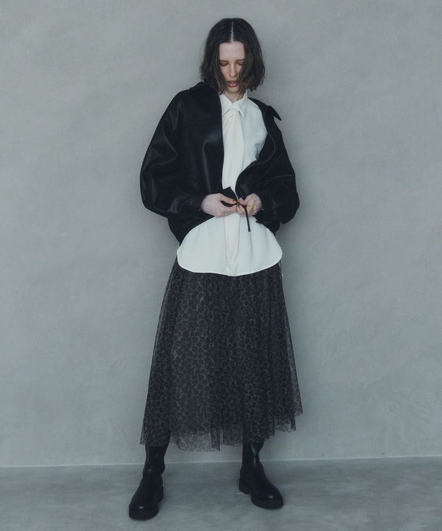 YECCA VECCA プリントチュールスカート Multi