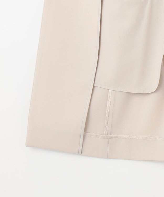 ANY SIS 【洗える】セレモニーダブルクロス ジレ ライトベージュ