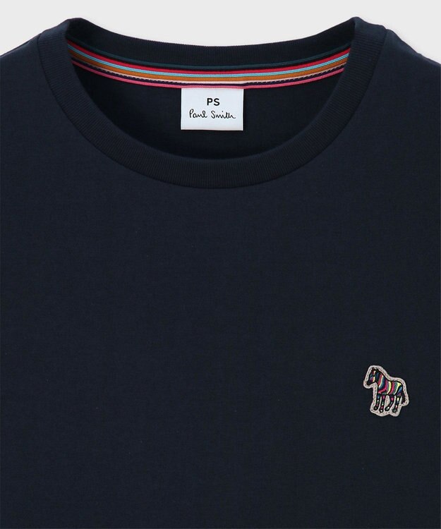 Paul Smith ゼブラ ワンポイント 長袖Tシャツ ネイビー