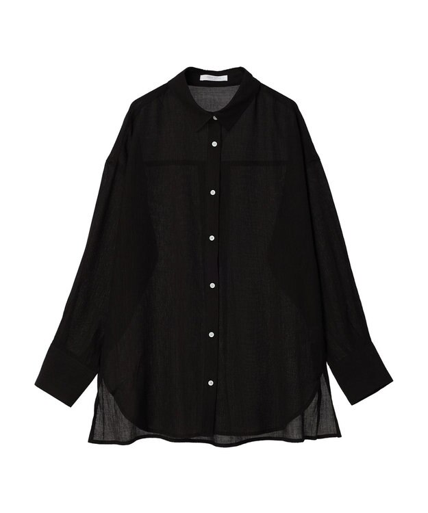 Green Parks ワッシャービッグシャツ Black