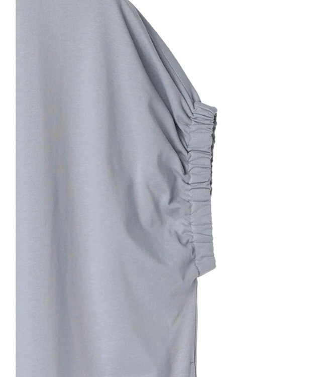 CRAFT STANDARD BOUTIQUE 接触冷感/抗菌防臭/ 前後2WAY半袖ワンピース Sax