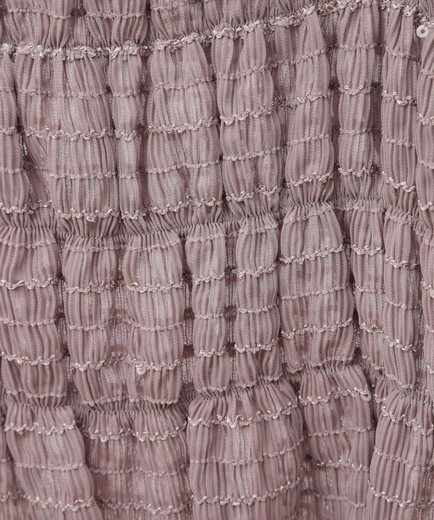 earth music&ecology スパンコールシャーリングビスチェ Mocha