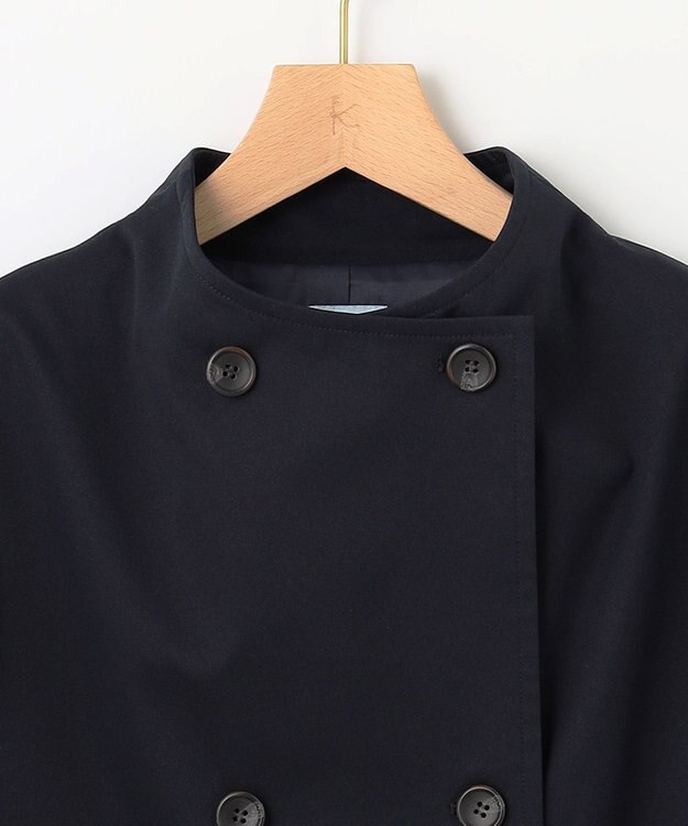 組曲 L 【WEB限定】2WAYライトトレンチ ショートコート ネイビー系