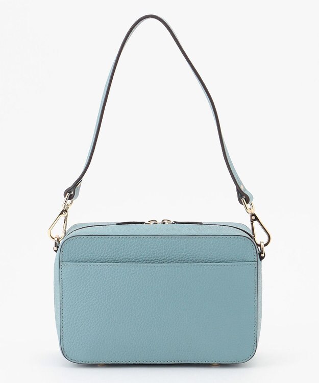 J.PRESS LADIES 【2way】レザー ショルダー バッグ ダルブルー系