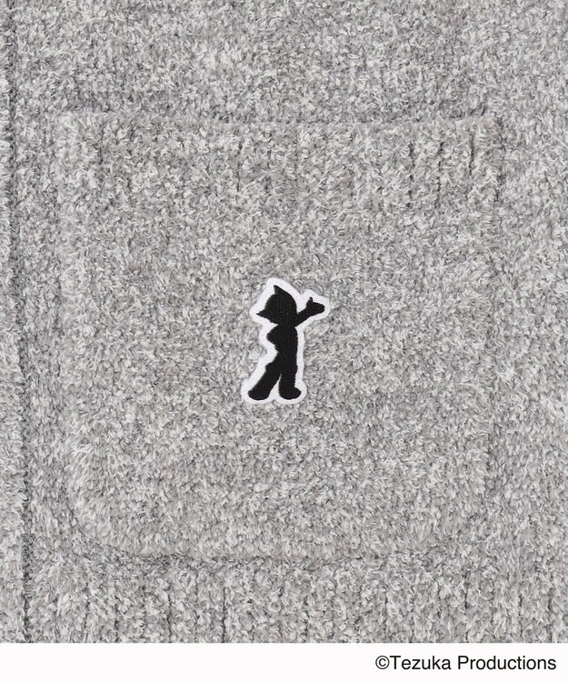 JOSEPH HOMME 鉄腕アトム×JOSEPH HOMME　ONE POINT BOA KNIT CARDIGAN ライトグレー系