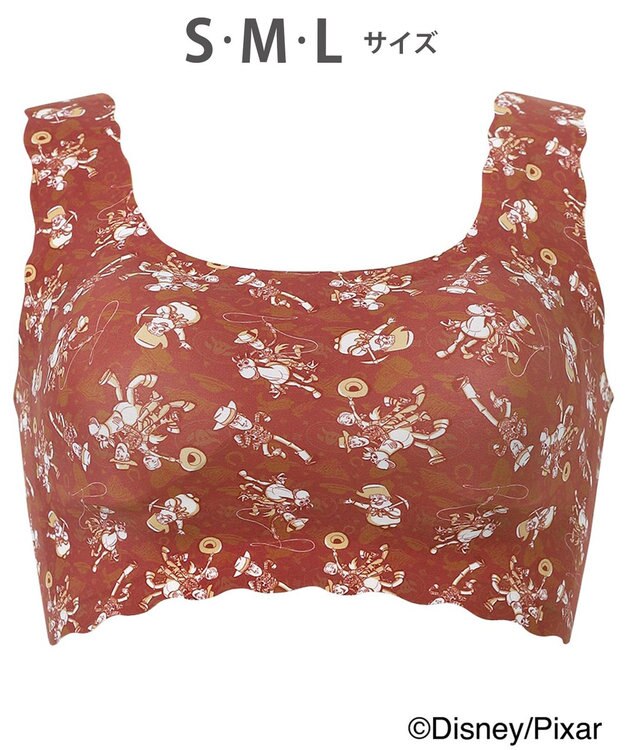 WACOAL ノンワイヤーブラ [GOCOCi][ワコール] Disneyコレクション 伸びのよい素材を使用 立体的なバストシルエット ゴコチ ハーフトップ ブラトップ レディース CGG537 /ワコール ブラウン