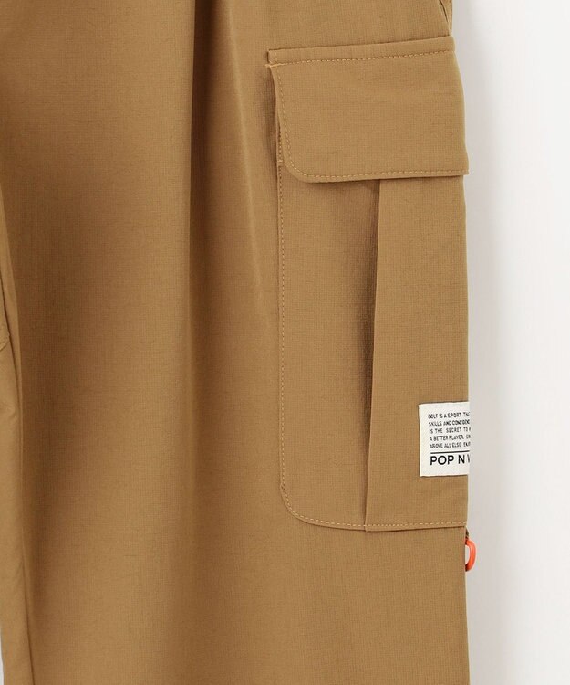 PW CIRCULUS 【MEN】裾２WAY ワイドパンツ ベージュ系