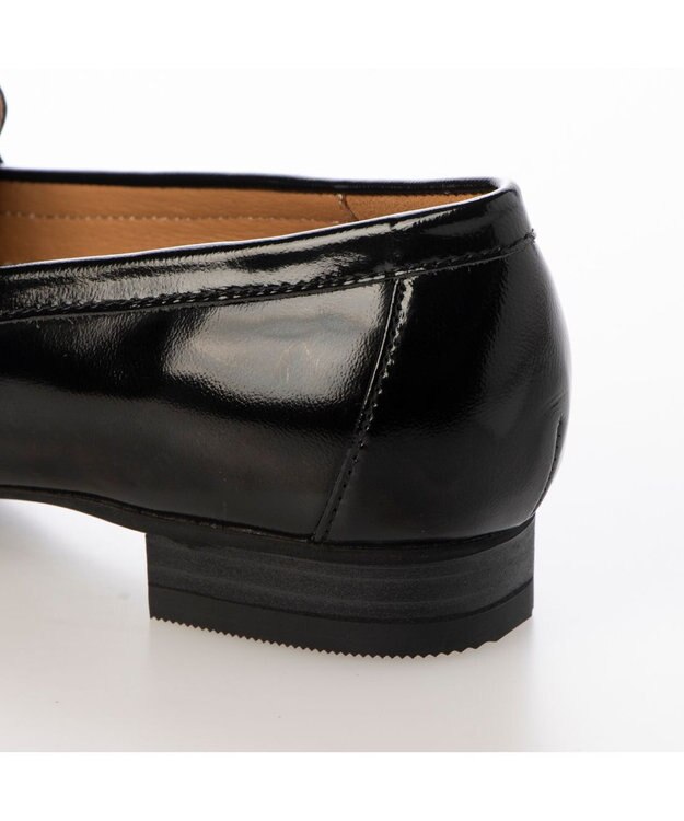 MODE ET JACOMO <MODE ET JACOMO>ゴールドチェーンローファー ブラックエナメル