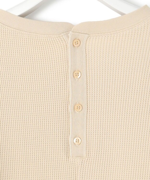 23区 【SLOW/洗える】ワッフルジャージー カットソー ベージュ系