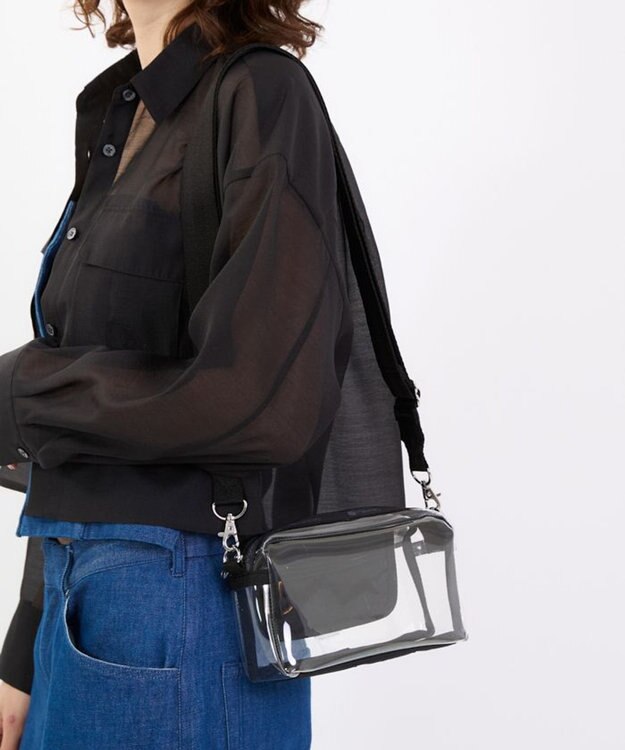 LeSportsac CLEAR E/W PHONE CROSSBDY/クリアオニキス クリアオニキス