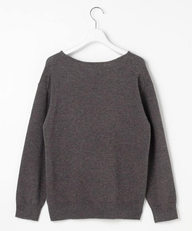 Feroux Vネックニットプルオーバー グレー系