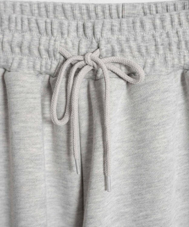 WEGO 【ウエストゴム】スウェットカーゴパンツ 杢グレー