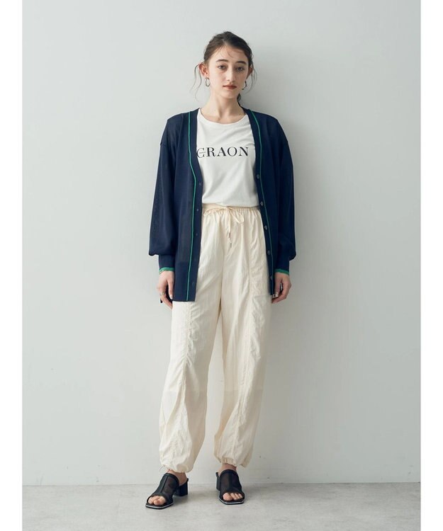 YECCA VECCA パラシュートパンツ① Off White