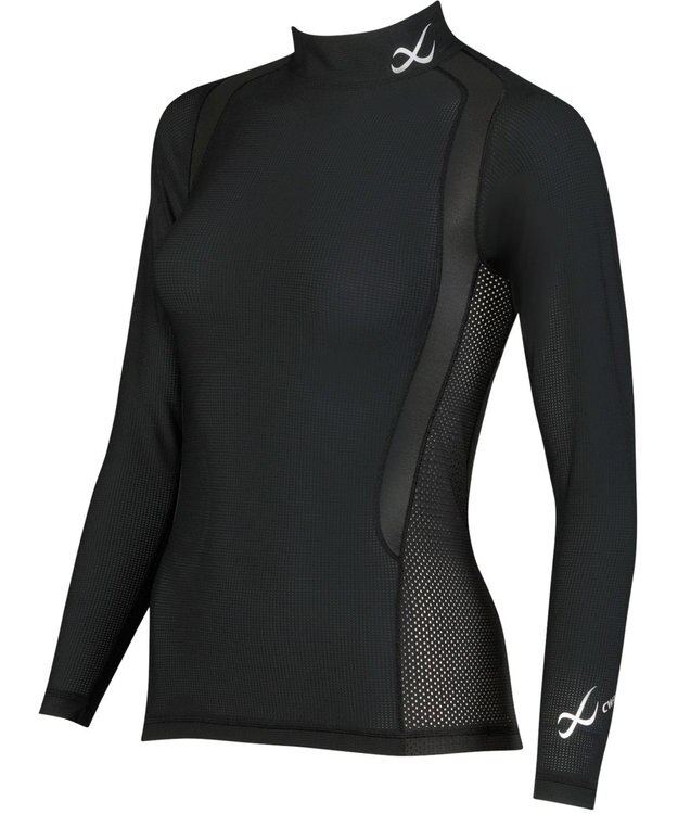 CW-X 【WOMEN】 CW-X レディース 機能性トップス 【JYURYU TOP】 長袖 肩が動かしやすくなる 運動時の疲労を軽減 ゴルフ 球技 マラソン JAY389 /ワコール ブラック