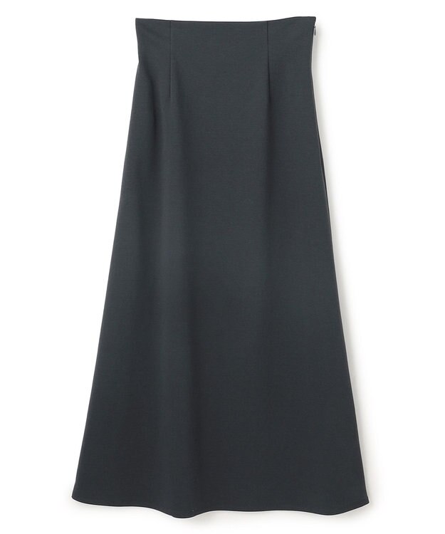 uncrave ダブルフェイスジャージー フレアスカート スレート