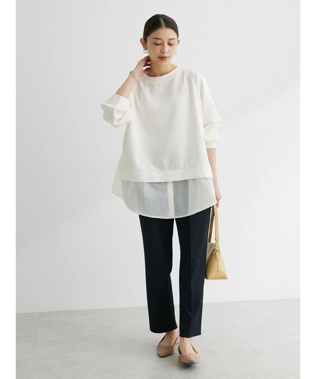 Green Parks シアードッキングチュニック Off White