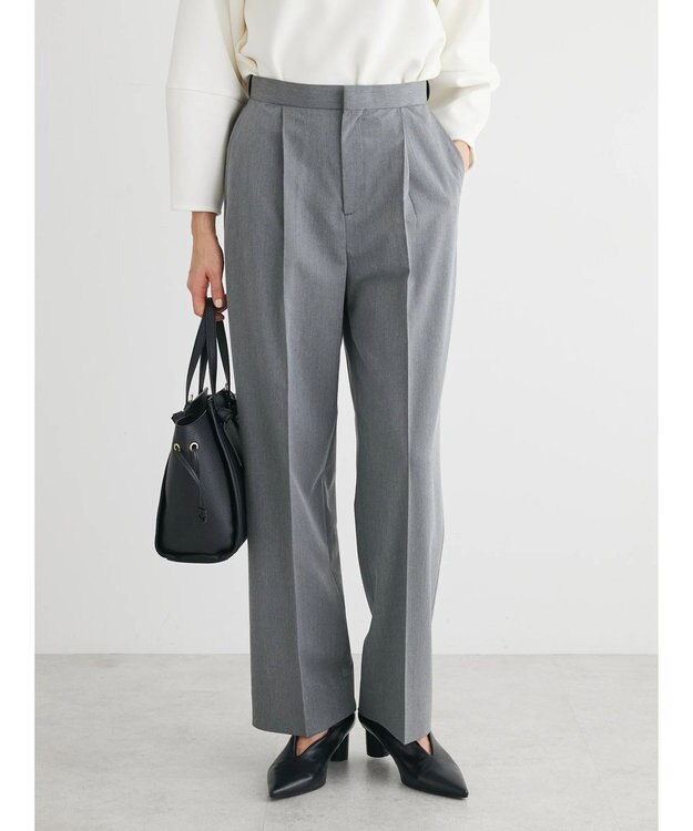 Green Parks きれいシルエットパンツII（ワイドストレート）