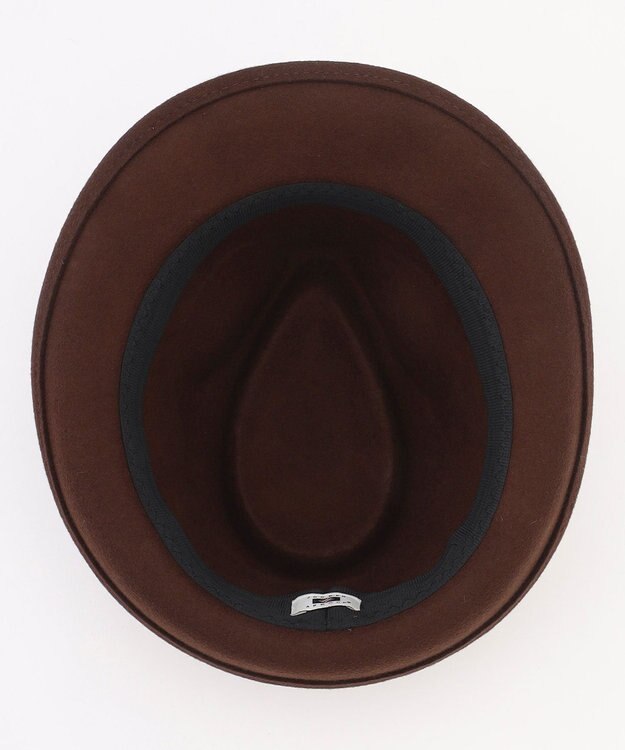 JOSEPH ABBOUD 【サイズ調整可】フェルトハット ダークブラウン系