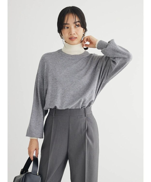 Green Parks ■ＡＪＵＧＡ．×ＧＰ　レイヤードハイネックニット Gray