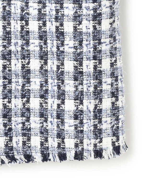 BEIGE， BERYL / ファンシーツイードダブルジャケット Navy Mix