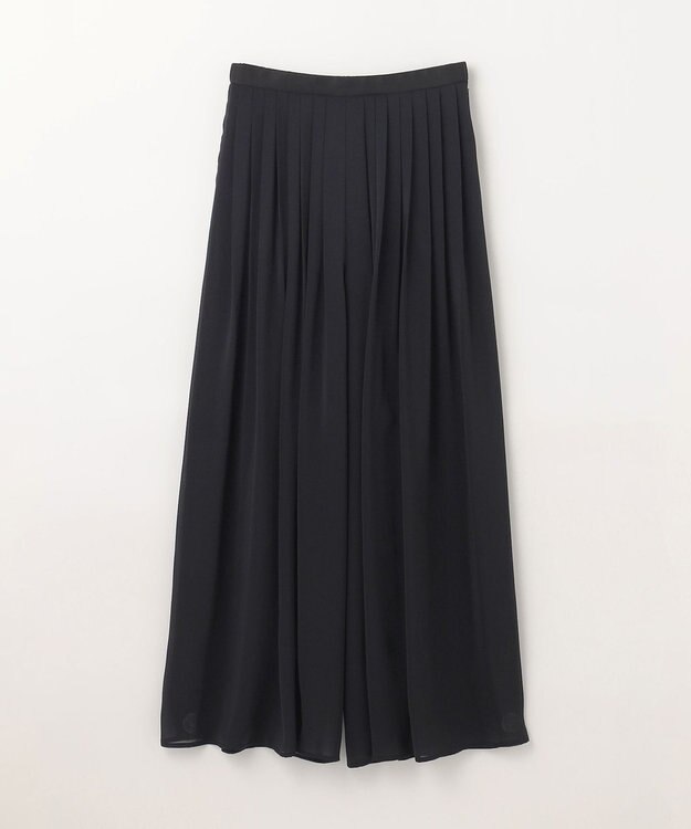 GRACE CONTINENTAL シアープリーツパンツ ブラック