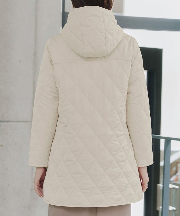 Tiaclasse 【安田美沙子さん着用・新色追加】中綿キルティングコート アイボリー