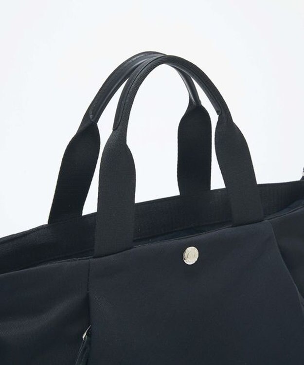 TOPKAPI 【Breath TOPKAPI】SLANT スラント ナイロン ユーティリティ 2way トートバッグ　軽量 ブラック