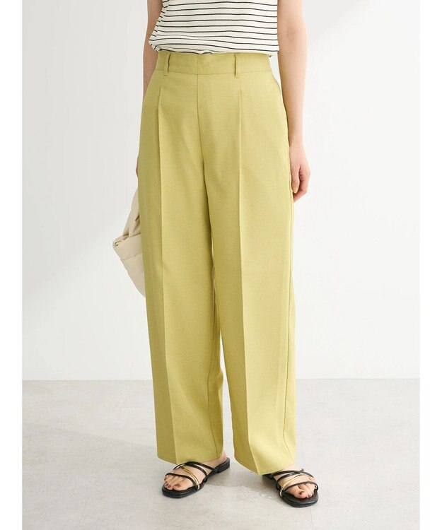 Green Parks 接触冷感　きれいシルエットパンツ（ワイド）