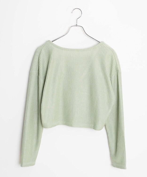 WEGO アンサンブルリボンカーデ グリーン