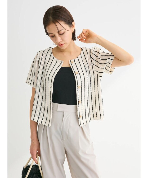 Green Parks ラッセルレースカットプルオーバー Ecru