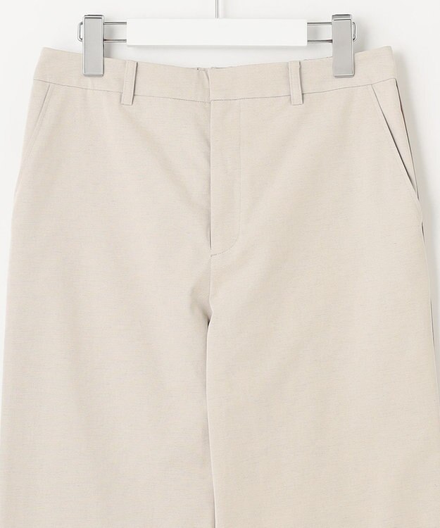 J.PRESS LADIES S 【洗える・吸水速乾・接触冷感】リネンツイル ストレート パンツ アイボリー系