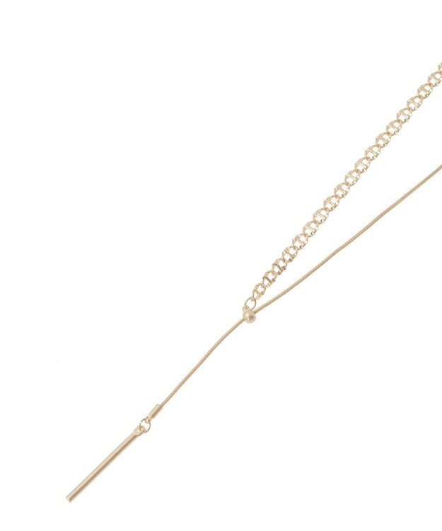 AMERICAN HOLIC チェーンミックススライドネックレス Gold