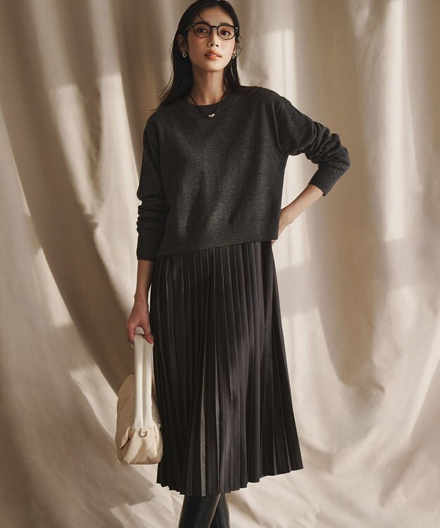 23区 【Oggi6月号掲載】メタルトップ イヤリング シルバー系