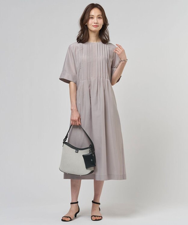 J.PRESS LADIES 【2way】キャンバス ショルダー バッグ ブラック系